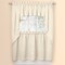 Collections Etc Solid Textured Swag Window Valance with Rod Pocket Top for Easy Hanging - Classic Home Decor for Any Room